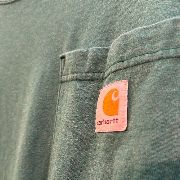 Carhartt Green Loose Fit Pocket T-Shirt - Picture 3 of 3